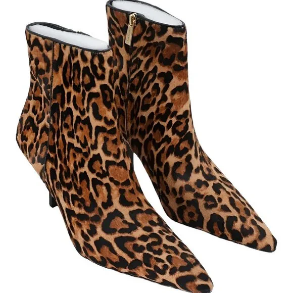 Michael Kors Selina Pointed-Toe Leopard Ankle Boot - Women's US 9M - Picture 4 of 6